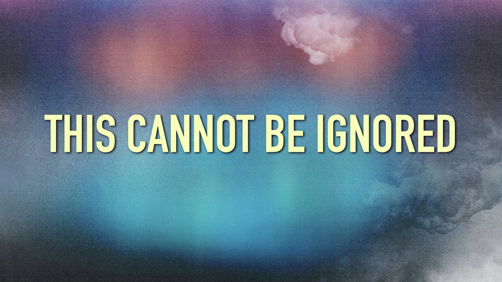 This Cannot Be Ignored // Change My Mind (Week 3) // Pastor Trey