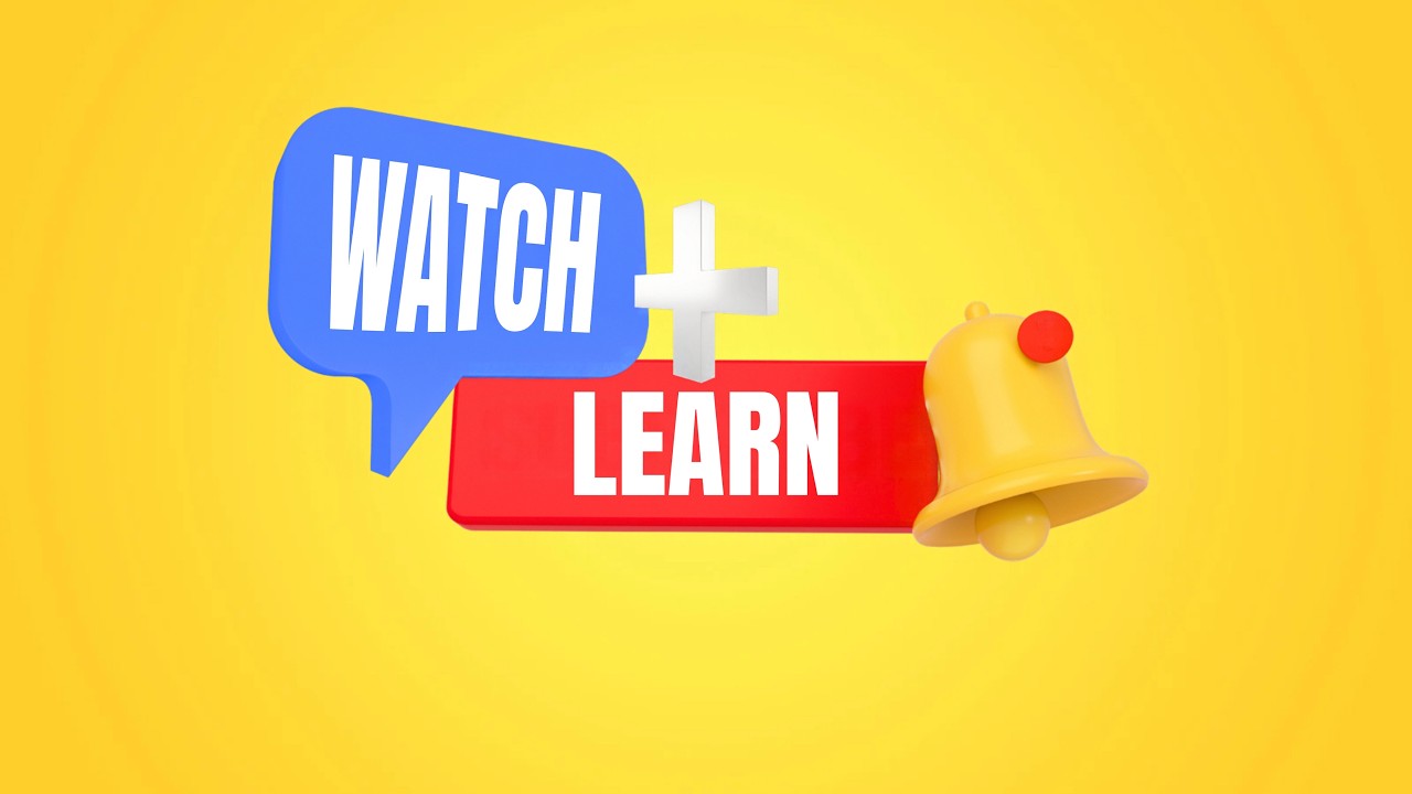 Watch & Learn // Like & Subscribe (Week 1) //Trey Wooten